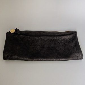 Clare Vivier Leather Fold-Over Clutch Bag